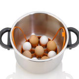 Cooking Egg Rack inside pressure cooker