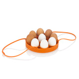 Cooking Egg Rack with eggs